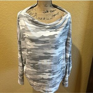 Gibsonlook gray camo, lightweight sweater, XL , NWT | offer in description
